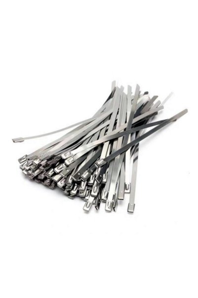 Choice5 20pcs 4.6x200mm 10/20pcs Stainless Steel Metal Cable Ties Tie Zip Wra...