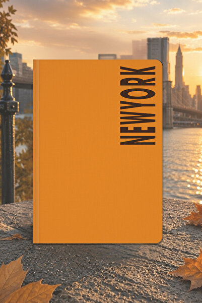Le Color City Collection Hardcover Linen Notebook Lined New York 15X21 cm