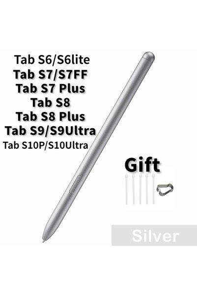 Choice Silver S Pen for Samsung Galaxy Tablet S8 S7 FE S6 Lite S7+ S8+ S9 S9F...