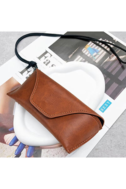 Choice light brown Sunglasses Bag Men's and Women's Brown Gray Sunglasses Cas...