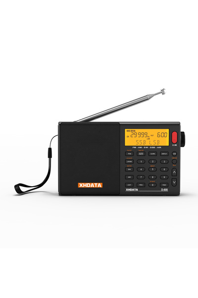 Choice1 XHDATA-Black XHDATA D808 AM/FM/SW/MW SSB AIR RDS Full Band Portable R...