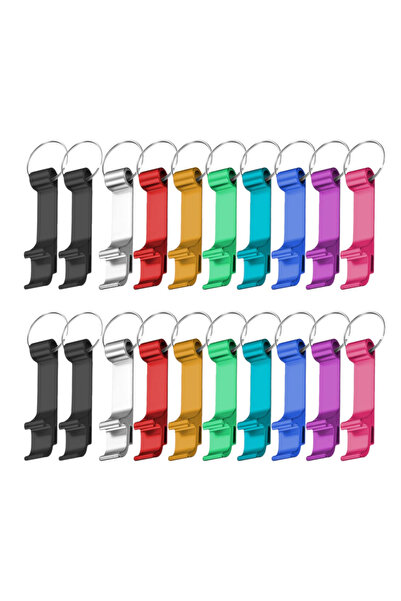 Choice 20Pcs 20Pcs Portable Beer Bottle Openers Aluminum Bottle Openers Keych...