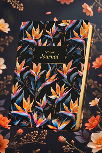 Le Color Midnight Hardcover Notebook Lined Starlişe 13X18 cm