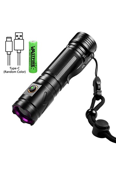 Choice1 18650 Battery 30W UV Flashlight 365nm Black Mirror Torch 3led Flashla...