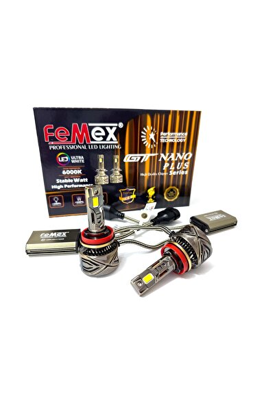 FEMEX GT Nano Plus Csp LUMILED ROYAL Chipset Radyatör Soğutmalı H8/11 Led Xen...