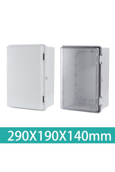 choice2 grey cover 290X190X140mm IP67 Waterproof Plastic Enclosure With Hasp ...