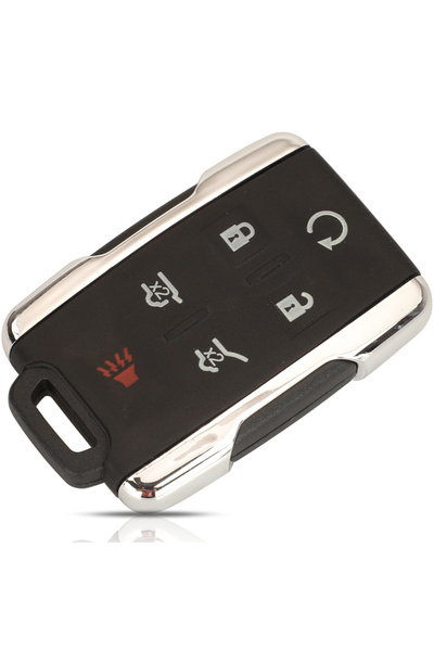 choice2 6 Buttons Chrome jingyuqin 3/4/5/6BTN Keyless Entry Case for GMC Yuko...