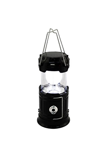 Choice1 Black Powerful LED Camping Lantern Outdoor Solar Camp Tent Lamp USB R...