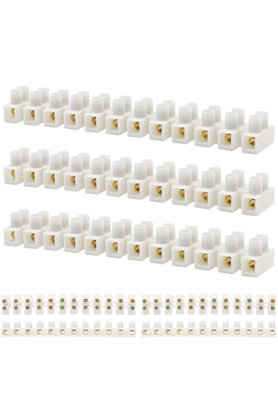 Choice 2P 10A H type 10pcs 10pcs Terminal Block Set, 7 Pieces 12 Position Dua...