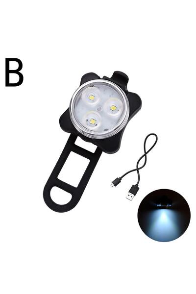 Choice White Safety Dog LED Light 4 Modes USB Rechargeable Aluminum Alloy Wat...