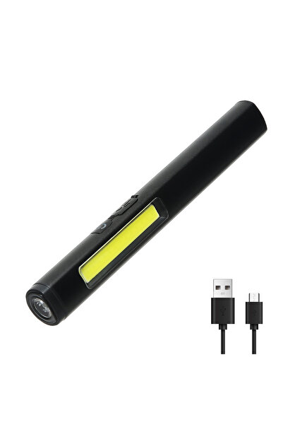 Choice1 S233-B Mini LED XPE+COB Floodlight Flashlight 300LM Usb Rechargeable ...