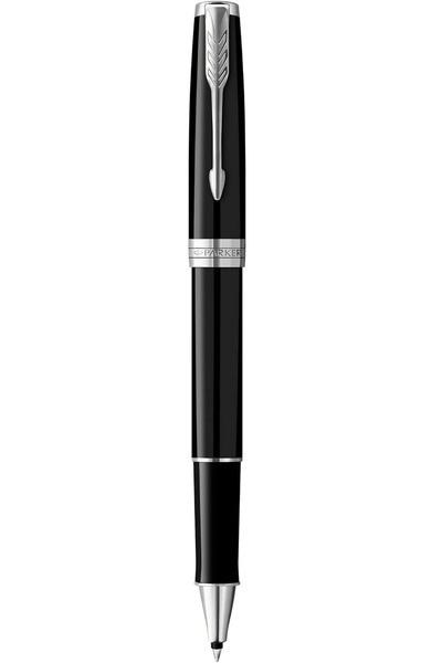 Parker Sonnet Shiny Black Ballpoint Pen with Palladium Trim - Gift Box -2910