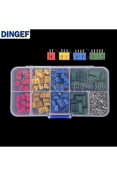 Choice 230PCS 4 colors 2P 3P 4P 5P XH2.54 2.54mm Terminals Male Female Plug S...