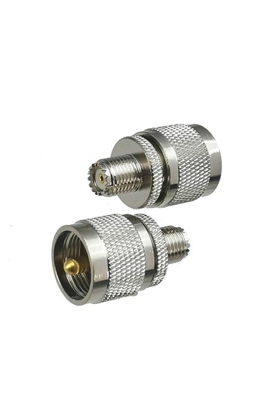 Choice3 PL259 M to MiniUHF F PL-259 N to mini UHF Coax Adapter UHF PL259 SO23...