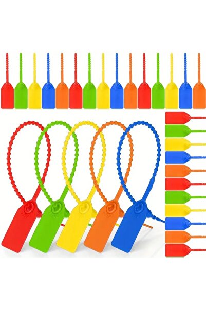 Choice 30Pcs 30Pcs Mixed Plastic Tamper Seals Zip Ties For Blank Security Tag...