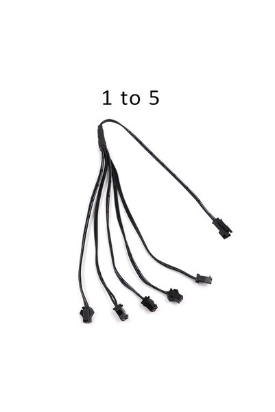 Choice9 1 to 5 Splitter 2pin EL Wire Splitter Connector 1 to 2 3 4 5 6 7 8 9 ...
