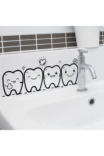 Choice ACC32072 1PC bathroom modern art wall sticker PVC waterproof, easy to ...