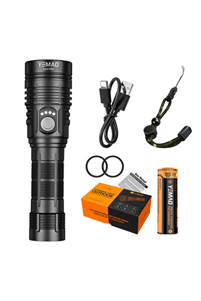 Choice4 21700 G40PRO 2000LM YEMAO 98K 21700 battery Rechargeable Tactical Fla...