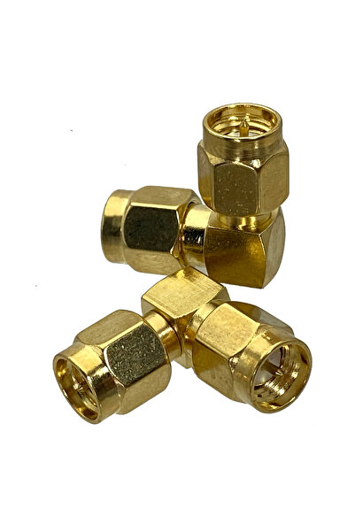 Choice SMA male to SMA male plug right angle in series RF Coaxial adapter con...