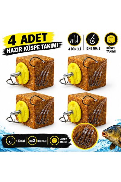badce 4 ADET DÖRT İĞNELİ HAZIR KÜSPE TAKIMI
