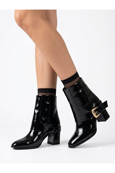 RİMARİS SHOES Yandan tokalı fermuarlı bot kadın