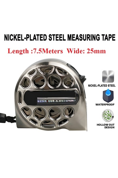 Choice1 7.5Mx25MM 1pcs 3/5/7.5M Metric Tape Measure Stainless Steel Anti-corr...