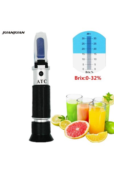 Choice Brix Refractometer Hand held Sugar Level Test Meter Food Fruit Beverag...