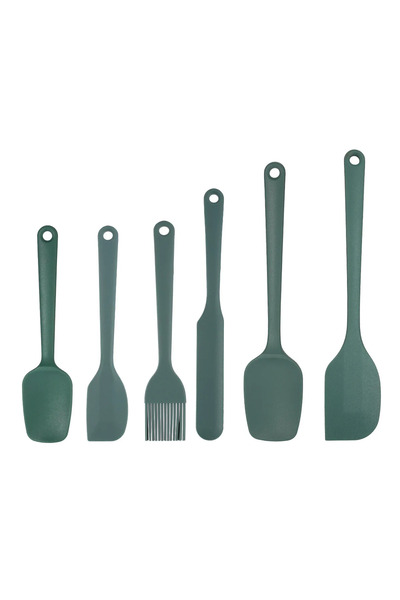 Choice 6PCS GREEN SET Silicone Baking Tool Set 6-piece/ 9-piece Cream Scraper...
