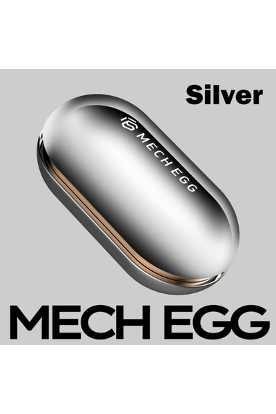 Choice ألعاب فيدجيت معدنية فضية من Silver Mech Egg EDC أداة ADHD مضادة للقلق ...
