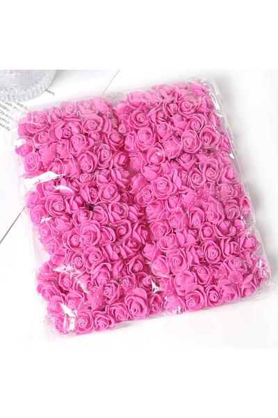 Choice 144Pcs Dark Pink 144Pcs Mini Foam Roses Artificial Flowers for DIY Wed...