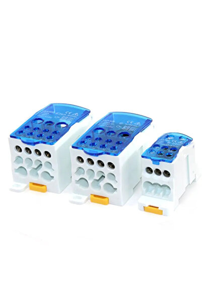 Choice 125A Blue Electric Split Din Rail Terminal Block Junction Box Power Wi...