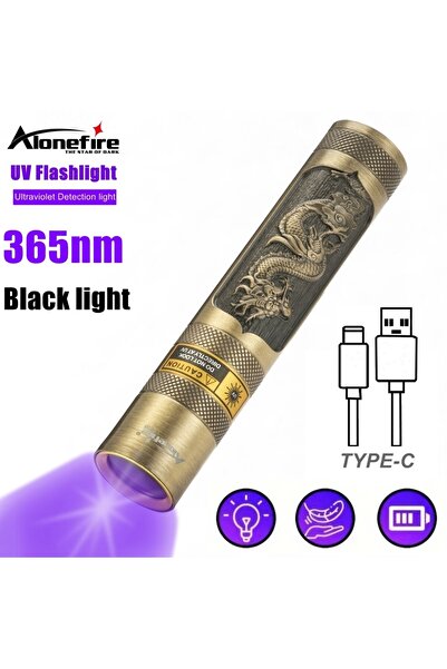 Choice 18650 black 365nm UV Blacklight Rechargeable UV Flashlight Ultraviolet...