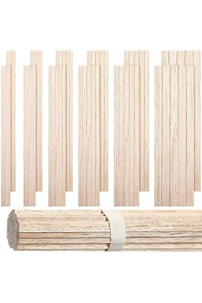 Choice TT2310299 130pcs Balsa Wood Wooden Strip Craft Square Cudgel Model Toy...