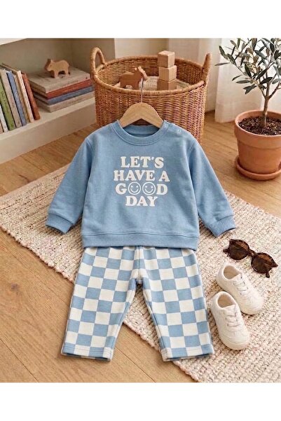 Valia Baby "Let's Have A Good Day" Şardonlu Kışlık % 100 Pamuklu Erkek Bebek ...