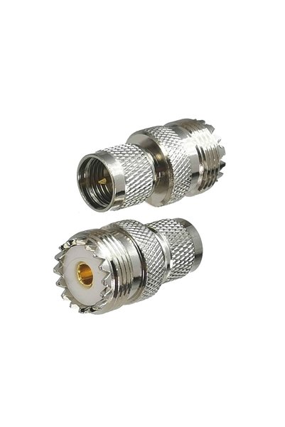 choice2 SO239 F to MiniUHF M PL-259 N to mini UHF Coax Adapter UHF PL259 SO23...
