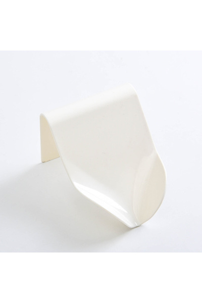 Choice white Wall Mounted Soap Dish Drain Soap Holder for Bathroom Self Adhes...