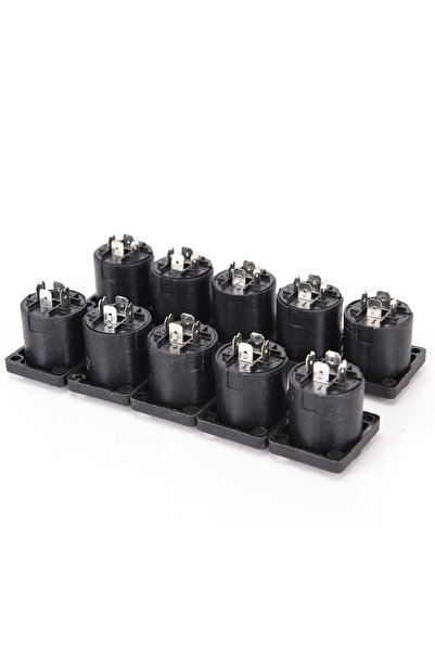 Choice 10Pcs Speakon 4 Pole Female Jack Compatible Audio Cable Connector Sock...