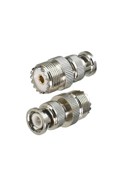 choice2 SO239 to BNC Plug 1pcs Connector Adapter UHF PL259 SO239 to BNC Male ...