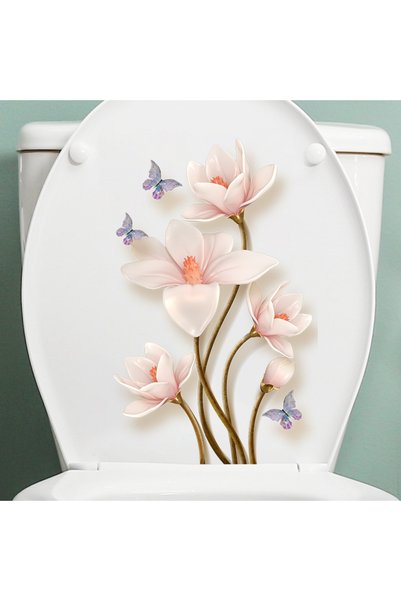 Choice MULTI 1PC Chinese Style Simple And Elegant Flower Butterfly Stickers F...