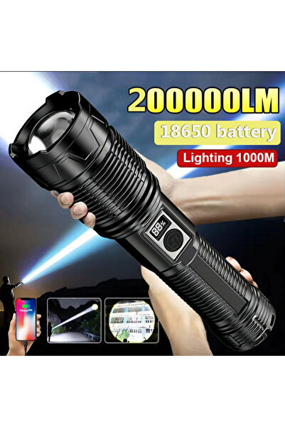 Choice 1PC Most Powerful Rechargeable LED Flashlight Built-in 18650 Battery L...