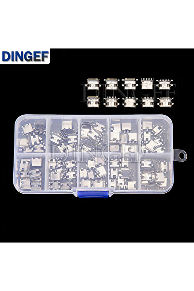 Choice 100Pcs Type C USB Charging Jack Welding Connectors USB-C Socket For Mo...