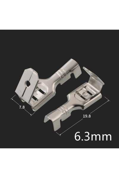 Choice1 6.3mm 20Sets 6.3mm / 4.8mm Against Crimp Terminal Splice Male Female ...