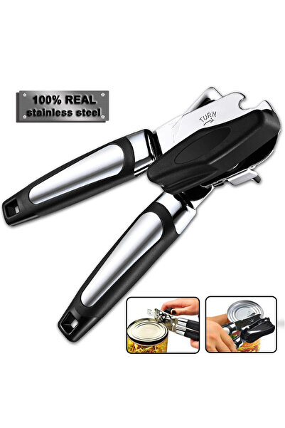 Choice 1pcs Professional Stainless Steel Tin Can Opener Multifunctional Side ...
