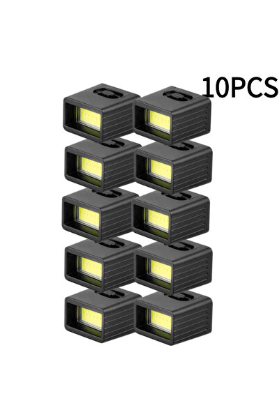 Choice 10pcs 9V Battery Flashlight Mini LED Key Light 6F22 Battery COB Outdoo...