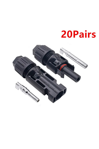 choice2 20 Pairs 5 10 20Pairs Solar PV Connector male and female 1000VDC 30A ...