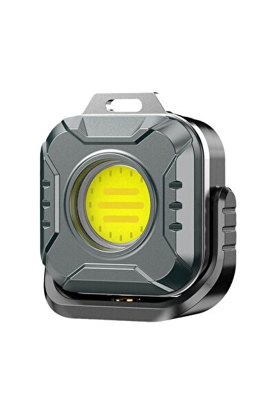 Choice Black COB Keychain Flashlight with Magnetic Base,Mini Camping Lantern ...