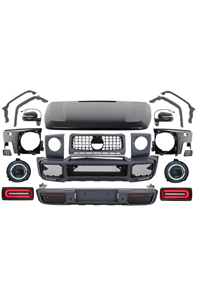 tuningset Kit caroserie conversie stil nou G63 2018, compatibil cu Mercedes G...