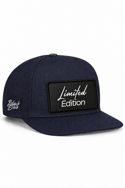 BlackBörk Limited Edition Logo Navy Blue Hip Hop Cap