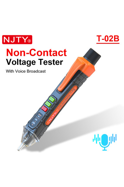 Choice1 T-02B voice NJTY T02A T02B Non-Contact Voltage Detector AC 12-1000V L...
