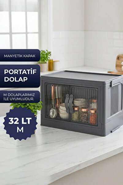 Kitchen Life Tekli İstiflenebilir Portatif Katlanabilir Çok Amaçlı Organizer ...